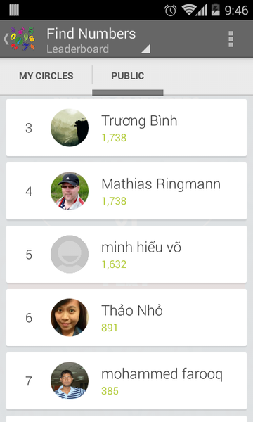 Find Numbers - Tim So Nhanh - عکس بازی موبایلی اندروید