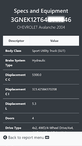 VIN Decoder Free - Image screenshot of android app