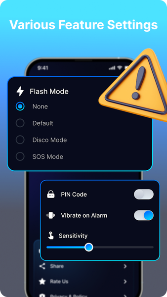 Anti-Theft Alarm: Don't Touch - Image screenshot of android app