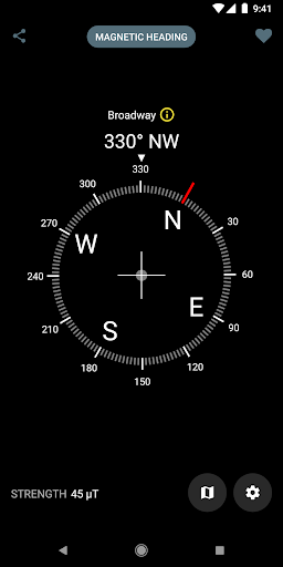 Digital Compass - Image screenshot of android app