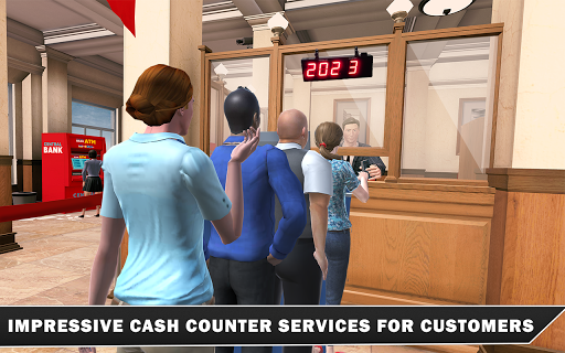 Bank Manager Cash Register: ۳D Cashier Simulator - عکس بازی موبایلی اندروید