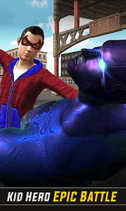Flying Spider Boy: Superhero Training Academy Game - Gameplay image of android game