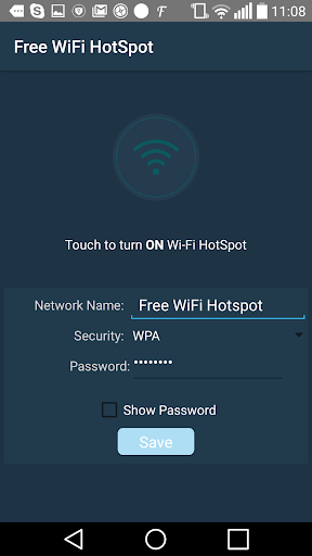 Free Wifi Hotspot - Wifi - عکس برنامه موبایلی اندروید