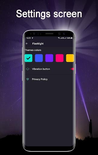 Bright Flashlight & Screen - Image screenshot of android app