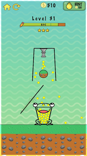Happy Frog - Brain Test - Gameplay image of android game