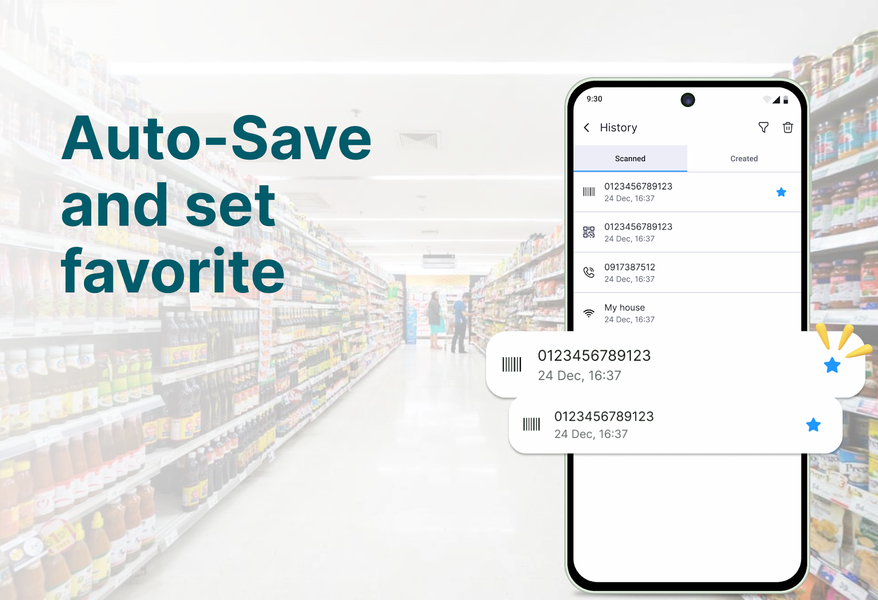QR Code & Barcode Scanner - عکس برنامه موبایلی اندروید