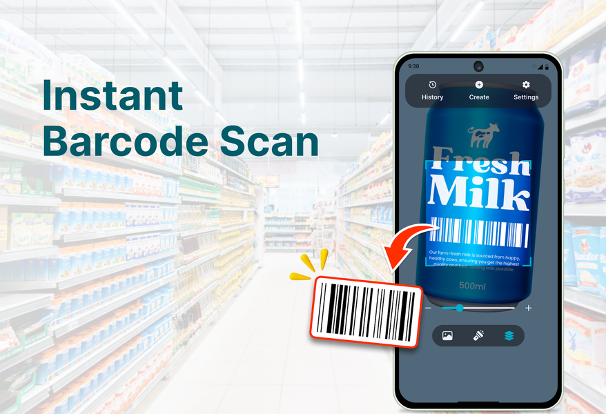 QR Code & Barcode Scanner - عکس برنامه موبایلی اندروید
