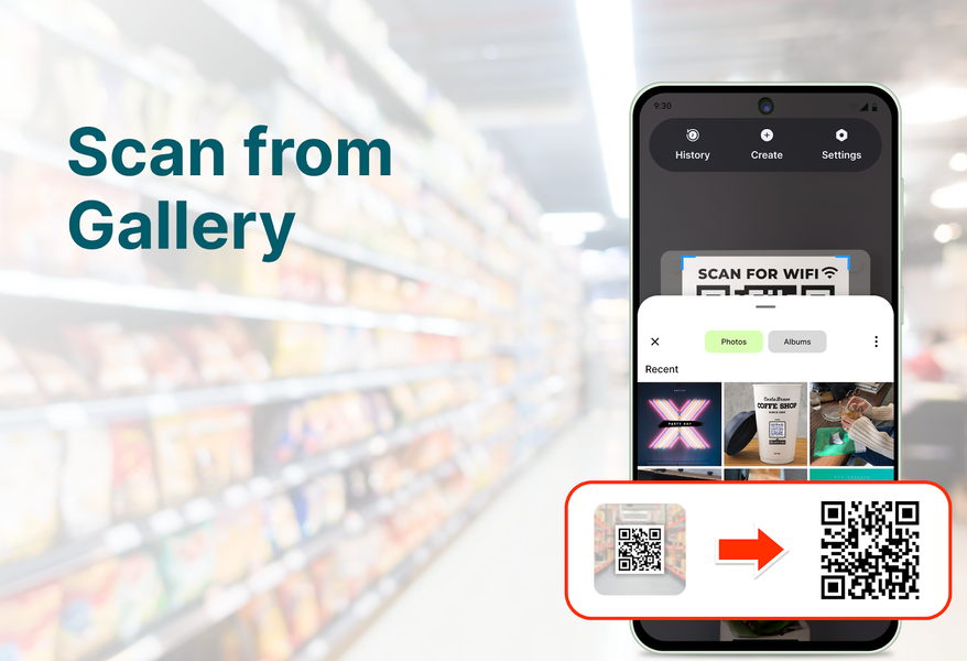 QR Code & Barcode Scanner - عکس برنامه موبایلی اندروید