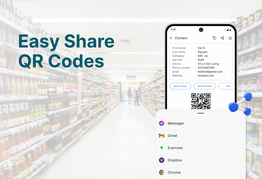 QR Code & Barcode Scanner - عکس برنامه موبایلی اندروید