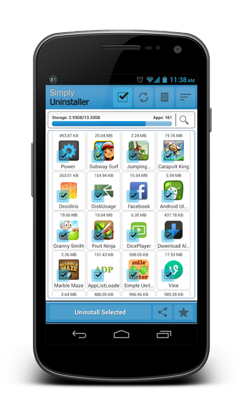 Simply Uninstaller - عکس برنامه موبایلی اندروید