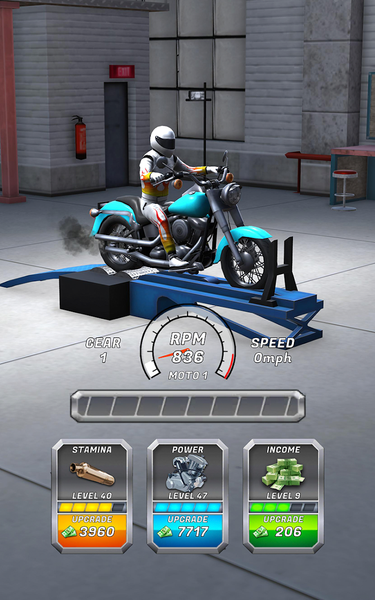 Drag Race: Motorcycles Tuning - Gameplay image of android game