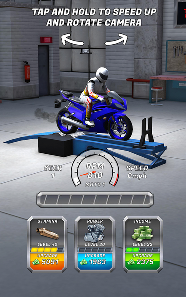 Drag Race: Motorcycles Tuning - Gameplay image of android game