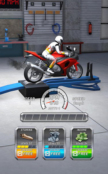Drag Race: Motorcycles Tuning - Gameplay image of android game
