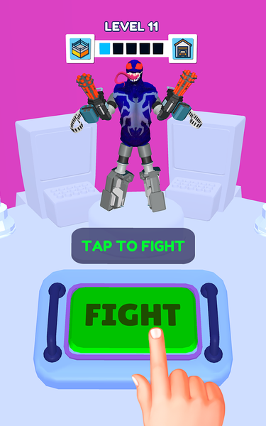 Ragdoll Duel: Weapon Fighting - Gameplay image of android game