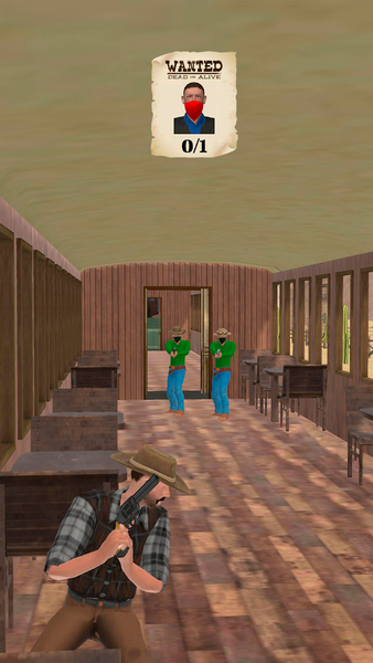 Wild West Cowboy Shooter - Gameplay image of android game