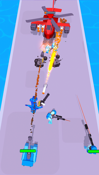 Tanks: Battle Merge Master - Gameplay image of android game