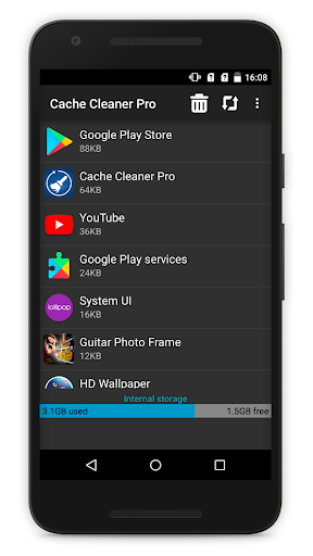 Cache Cleaner Pro - Image screenshot of android app