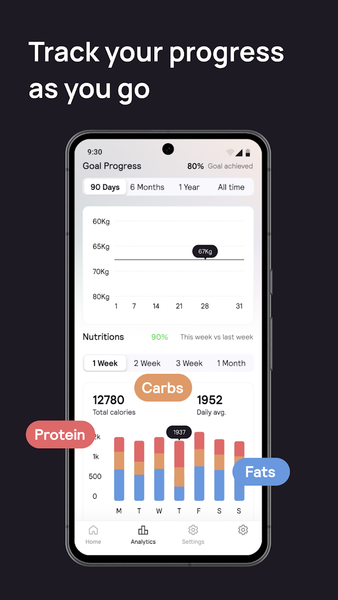 Cal AI - Food Calorie Tracker - Image screenshot of android app