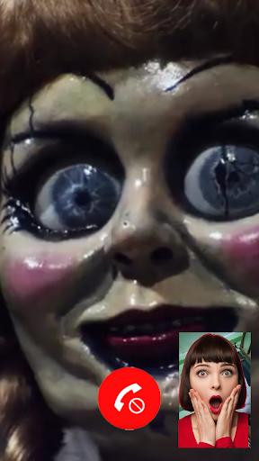 Fake Video Call With Anabelle - Image screenshot of android app