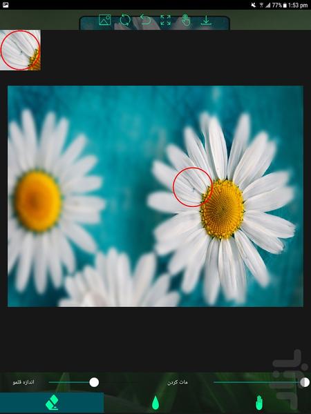 تار کردن عکس - عکس برنامه موبایلی اندروید
