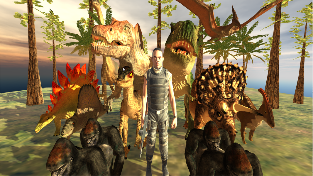 Dinosaur Hunting Jurassic - عکس بازی موبایلی اندروید