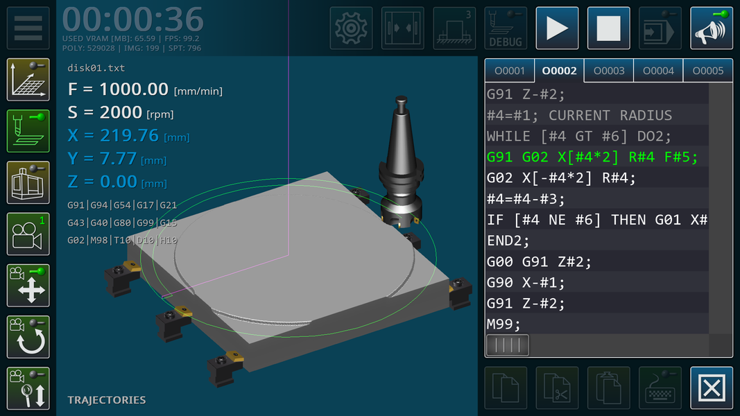 CNC Milling Simulator - عکس برنامه موبایلی اندروید