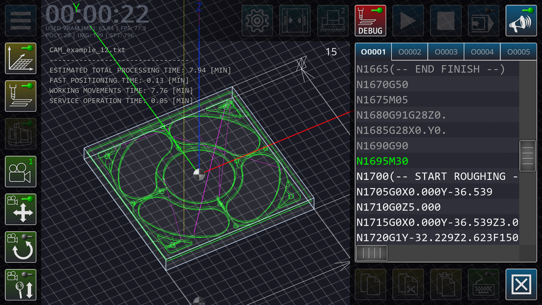 CNC Milling Simulator - Image screenshot of android app