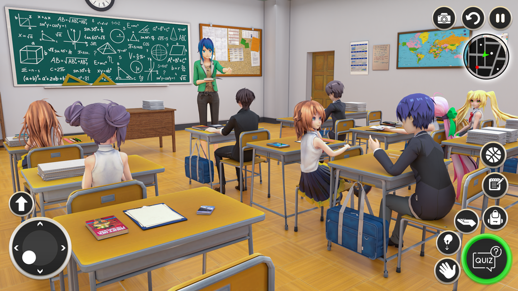 High School Girl Life Sim 3D - عکس برنامه موبایلی اندروید