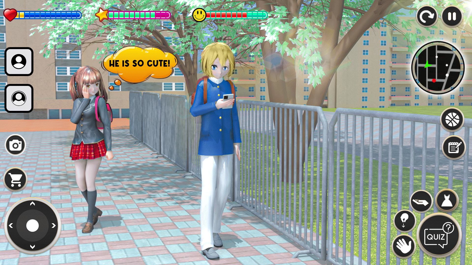 برنامه High School Girl Life Sim 3D - دانلود | بازار