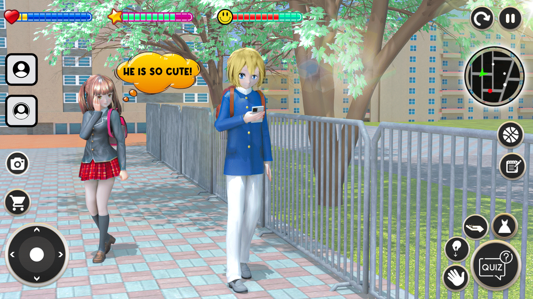 High School Girl Life Sim 3D - Image screenshot of android app