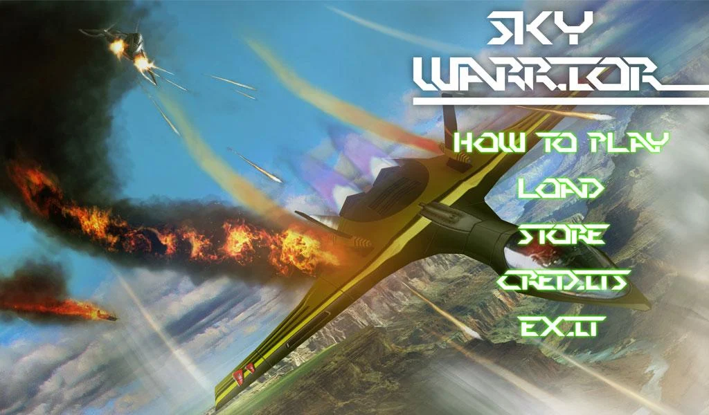 Sky Fighter Airplane - Gameplay image of android game