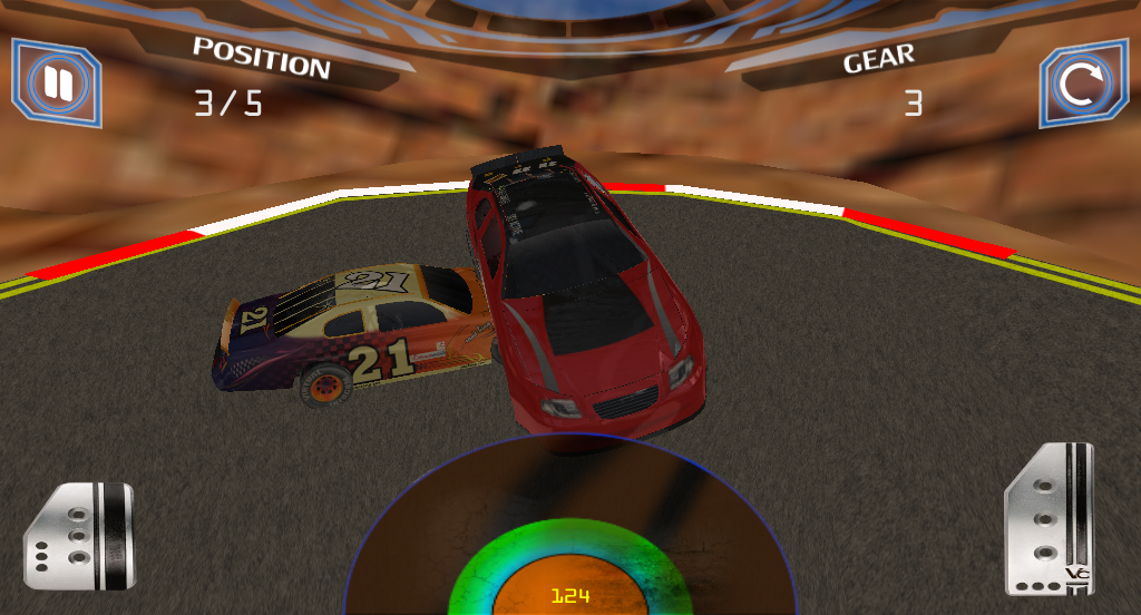 ۳D car racing - عکس بازی موبایلی اندروید