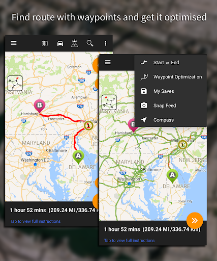 Driving Route Finder™ - Find GPS Location & Routes - Image screenshot of android app