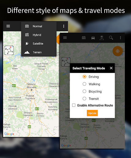 Driving Route Finder™ - Find GPS Location & Routes - Image screenshot of android app