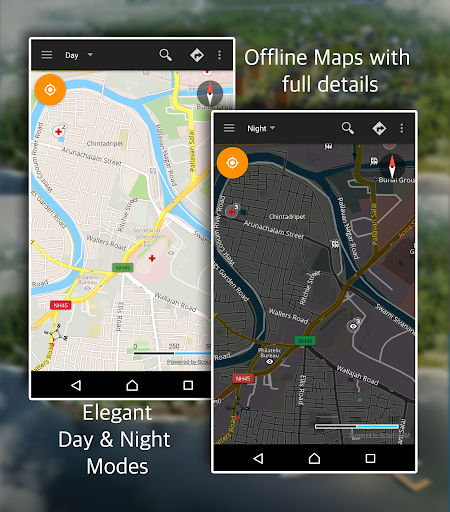 Offline Map Navigation - عکس برنامه موبایلی اندروید