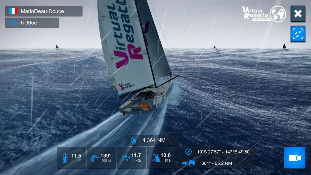 Virtual Regatta - Gameplay image of android game