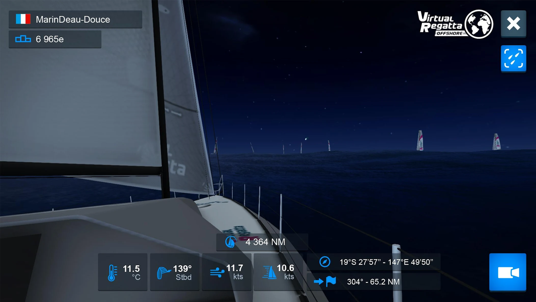 Virtual Regatta Offshore - عکس بازی موبایلی اندروید