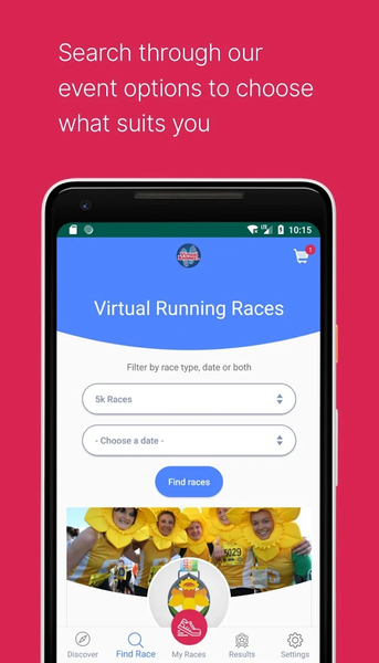 Virtual Runner UK - Image screenshot of android app