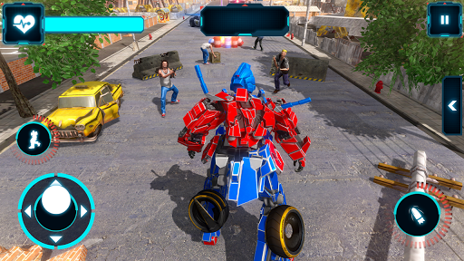 Car Transformation Robot Games - Gameplay image of android game