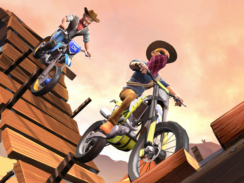 Mountain Bike Racing Games 3D - Gameplay image of android game