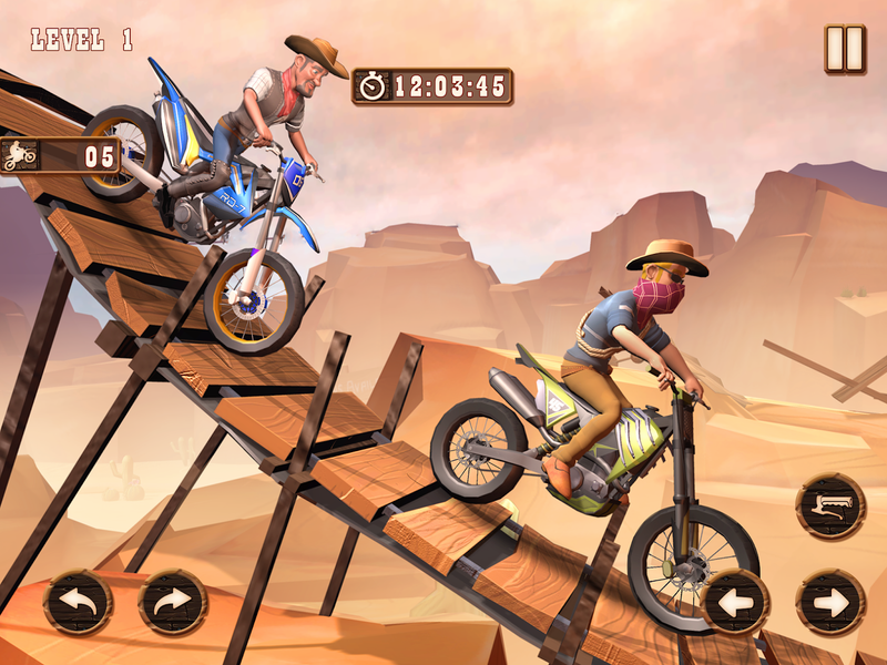 Mountain Bike Racing Games 3D - Gameplay image of android game