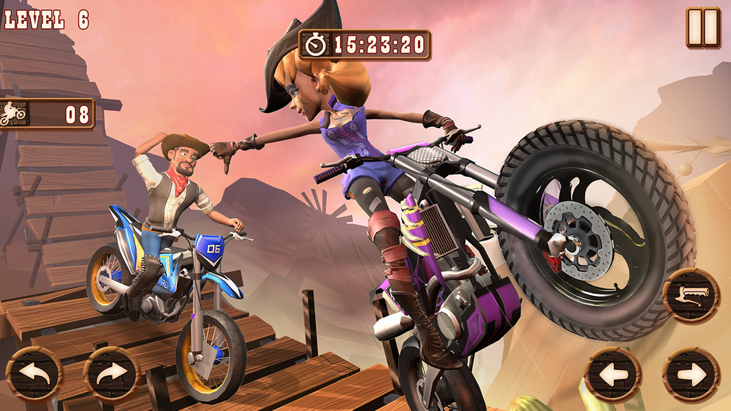 Mountain Bike Racing Games 3D - Gameplay image of android game