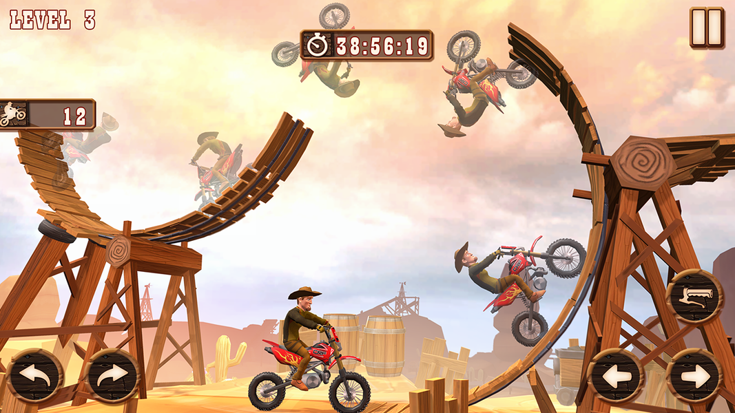Mountain Bike Racing Games 3D - Gameplay image of android game