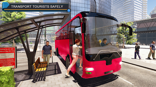 Euro Bus Driving Simulator: Transporter Game 2020 - Image screenshot of android app