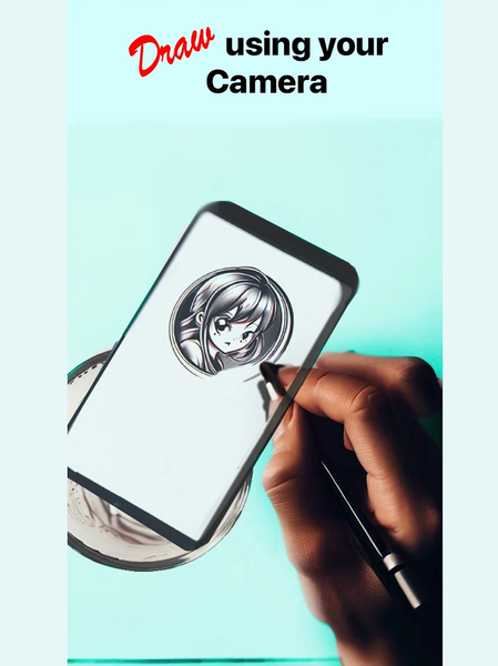 Draw AR Camera Trace Anime AI - عکس برنامه موبایلی اندروید