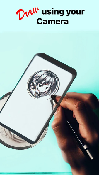 Draw AR Camera Trace Anime AI - عکس برنامه موبایلی اندروید
