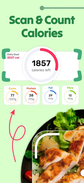 Eatwise AI: Calorie Counter - عکس برنامه موبایلی اندروید