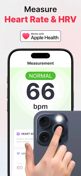 Heart Rate Monitor - HeartIn - Image screenshot of android app