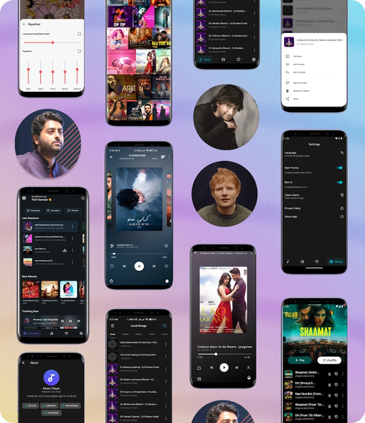 ViaMusic Music Player - عکس برنامه موبایلی اندروید