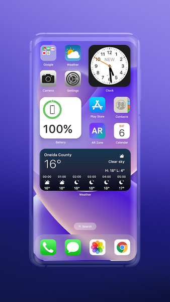 Widgets: ios 17 theme - عکس برنامه موبایلی اندروید